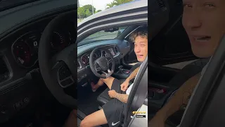 chefin brincou com Oruan demonstrando potência do seu novo carro dodge charger srt🔥💥