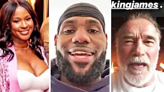 LeBron James Reacts To Celebrities & NBA Stars Celebrating His 34th Birthday