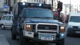 Jankel Guardian Escorted by London Police BMW DPG CO6 ARV