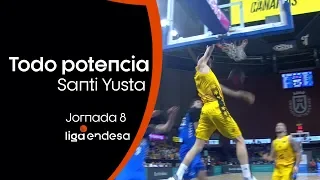 Potencia SANTI YUSTA: ¡matazo! | Liga Endesa 2019-20