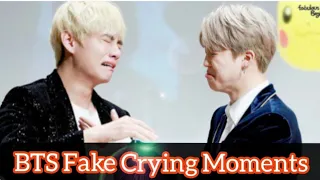 BTS Fake Crying Moments 🤭