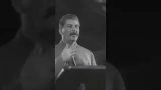 Речь Сталина обо всём и ни о чём #сталин #ссср #речь #выступление #иосифсталин