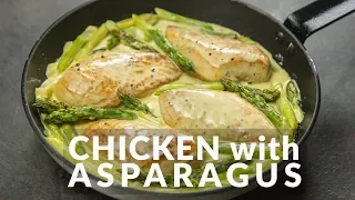 Creamy Chicken with Asparagus | Food Channel L Recipes