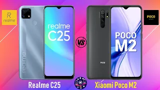 Realme C25 Vs Xiaomi Poco M2 - Full Comparison [Full Specifications]