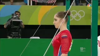 Aliya Mustafina bars 2016 Olympic team final