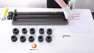 How to assemble and use BEAMNOVA sheet metal bead roller machine?