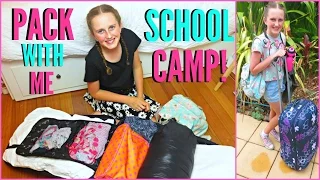 Pack With Me for Camp | School Camp!