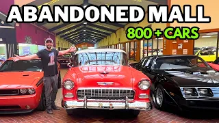 Inside the ABANDONED Mall FULL of Classic Cars!!