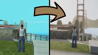 GTA San Andreas Original vs The Definitive Edition MAP COMPARISON