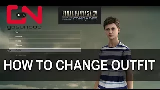 FFXV Comrades How to Change Outfit and Customize Character Attire