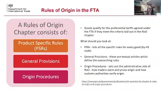 Rules of Origin: Maximising Low Tariff Rates with the FTA Webinar
