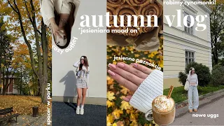 autumn vlog - 24h jako jesieniara! *robimy cynamonki, nowe paznokcie, jesienny spacer, nowe uggs*