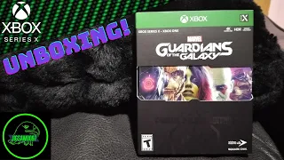 GUARDIANS OF THE GALAXY (2021) Cosmic Deluxe Edition Unboxing - Xbox Series X/S & Xbox One