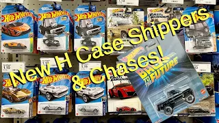 New Hot Wheels H Case, Shippers, Chases, & Treasure Hunts!