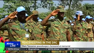 Slain Tanzanian peacekeepers honoured at memorial