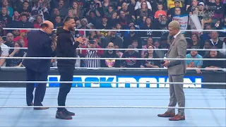 Roman Reigns Comes Face-to-Face With Cody Rhodes (1/2) - WWE SmackDown 3/22/2024