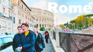 Rome Italy 🇮🇹 4K HDR 60fps Colosseum Walking Tour Roma Italia Colosseo 2022