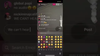 Nicki Minaj Instagram Live with Drake FULL