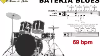 Bateria blues 69 bpm