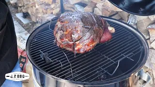 Pork Shoulder in the Weber Smokey Mountain