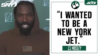 CJ Mosley on new contract, Jets' offseason moves, and Aaron Rodgers' year two in New York | SNY