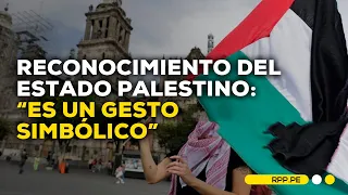 Francisco Belaunde indicó que el reconocimiento del estado palestino no tiene consecuencia jurídica