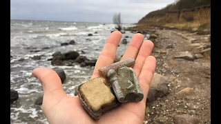 Steine sammeln auf Poel - Fossilien suchen an der Ostsee #6