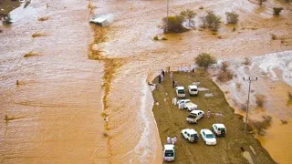 You Won't Believe This Miracle!! Saudi desert turns into a big lake!