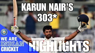 India highest test score 759/7 vs England 2016 karun Nair 303* and kl Rahul 199 #indiavsenglandtest