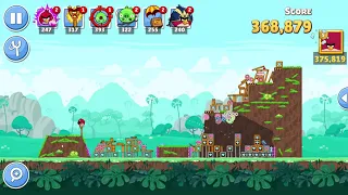 Angry Birds Friends Level 5 Tournament 991 three stars NO POWER-UP walkthrough 2021-10-16