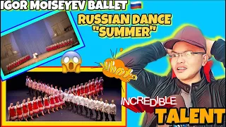 RUSSIAN DANCE “SUMMER” - IGOR MOISEYEV BALLET 🇷🇺 (REACTION)