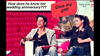 Srk and Kajol funny moments in interview 😂 status #Shorts #Indian #Srk #Kajol