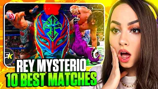 Girl Watches WWE - 10 Best Rey Mysterio Matches Of All Time