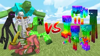 1 MUTANT CREATURE vs SPECTRITE MOBS in Minecraft Mob Battle
