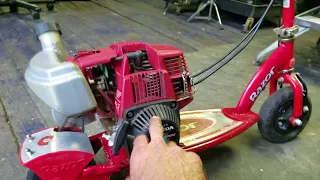 Razor scooter gas powered 4 stroke!!!