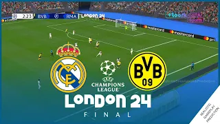 LIVE • BORUSSIA DORTMUND vs REAL MADRID FINAL UEFA CHAMPIONS LEAGUE 2024 - Simulation & Prediction
