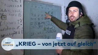 PUTINS KRIEG: Wie ukrainische Journalisten Hemd und Anzug gegen Schutzweste und Helm tauschen müssen