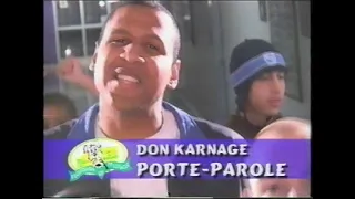 Secondaire en Spectacle - Don Karnage - 2003 ( Publicité )