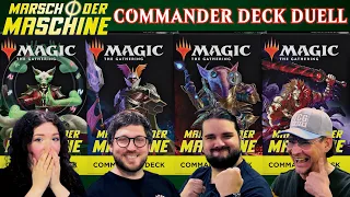 Magic the Gathering spielen lernen | March of the Machine Commander Deck Tutorial Match deutsch 2023