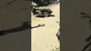 Cut the car in half