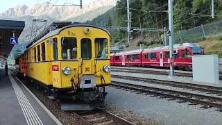 RhB Bernina Bahn, Historische Fahrten mit ABe 4/4 I 30 und BC 110, 04 08 2022