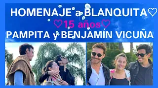 EMOTIVO HOMENAJE de PAMPITA y BENJAMIN VICUÑA a BLANQUITA el día que cumpliría 15 años♡