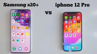 iphone 12 Pro VS Samsung S20 Plus || Speed Test