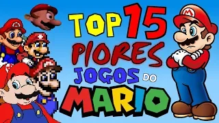 TOP 15 Piores Jogos do Mario