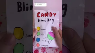 candy blind bag! #blindbag #blindbags #diy #craft #papersquishy #papercraft #asmr #candy #shorts