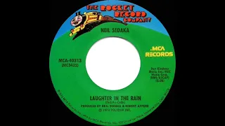 1975 HITS ARCHIVE: Laughter In The Rain - Neil Sedaka (a #1 record--stereo 45)