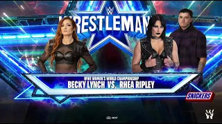Becky Lynch vs Rhea Ripley: WRESTLEMANIA 40 PREVIEW in 2K24
