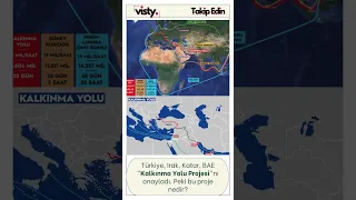 Türkiye, Irak, Katar, BAE "Kalkınma Yolu Projesi”ni onayladı. Peki bu proje nedir? #shorts