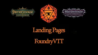 Landing page - Kingmaker & WotR