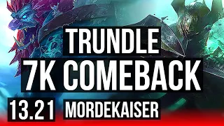 TRUNDLE vs MORDE (TOP) | Comeback | BR Master | 13.21